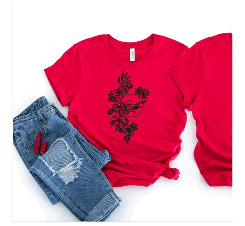 Lips and Flowers Machine Embroidery Design Embroidery/Applique DESIGNS Canada Embroidery 