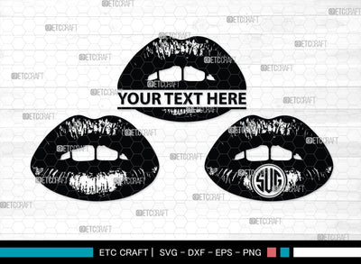 Lips Monogram, Lips Silhouette, Lips SVG, Lip Svg, Kissing Lip Svg, Sexy Lips Svg, SB00200 SVG ETC Craft 