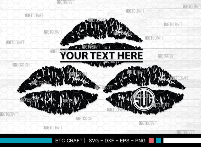 Lips Monogram, Lips Silhouette, Lips SVG, Lip Svg, Kissing Lip Svg, Sexy Lips Svg, SB00200 SVG ETC Craft 