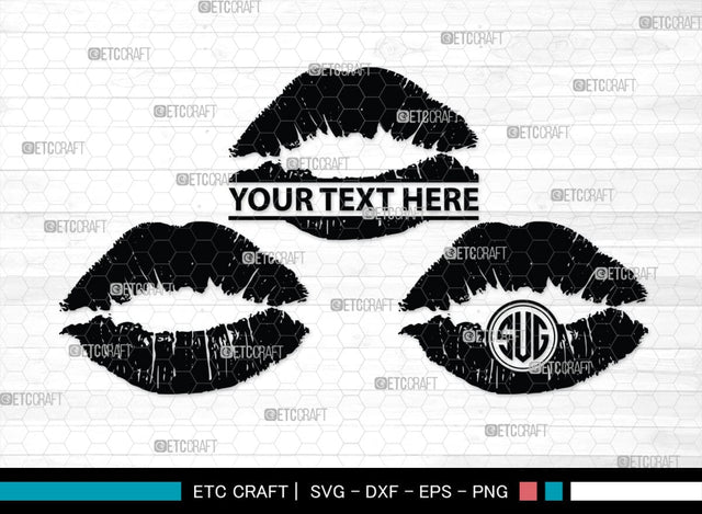 Lips Monogram, Lips Silhouette, Lips SVG, Lip Svg, Kissing Lip Svg, Sexy Lips Svg, SB00200 SVG ETC Craft 