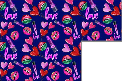 Lips Seamless Paper, Make up Digital Paper Digital Pattern Natasha Prando 