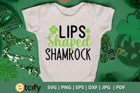 Lips shaped shamrock SVG SVG etcify 