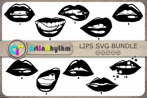 Lips Svg Bundle, Women Lips Svg, Lips Svg, Lips Cliparts SVG Artinrhythm shop 