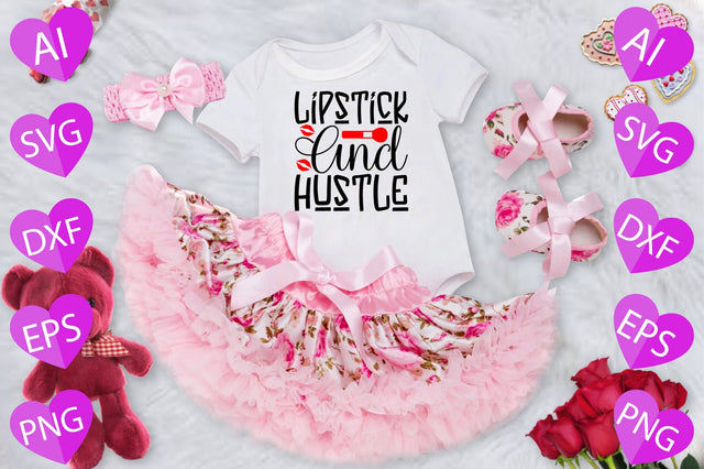 Lipstick and Hustle SVG CraftlabSvg29 
