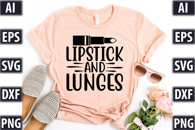 Lipstick And Lunges SVG SVGista 