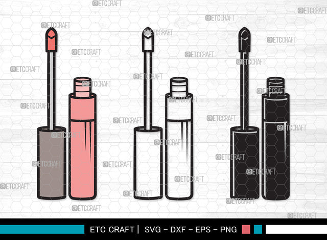Lipstick Clipart SVG, Fashion Lipstick Svg, Womens Beauty Svg, Beauty Svg, Makeup Svg, Lips Makeup Svg, Matte Lipstick Svg, Lipstick Clipart SVG ETC Craft 
