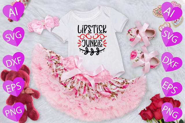 Lipstick Junkie SVG CraftlabSvg29 