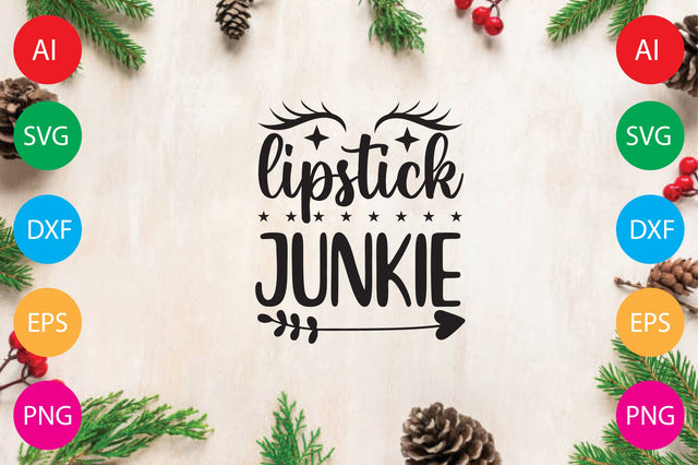 Lipstick Junkie SVG CraftlabSvg29 