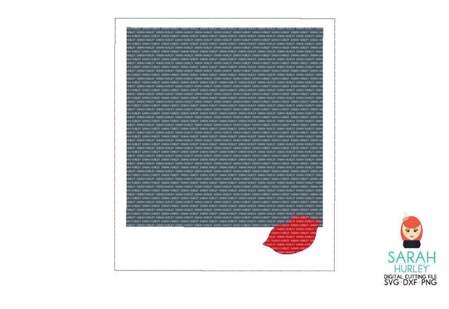 Lipstick Polaroid SVG Sarah Hurley 