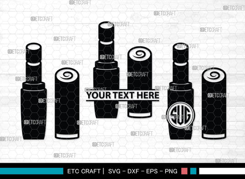 Lipstick Silhouette, Lipstick SVG, Fashion Lipstick Svg, Womens Beauty Svg, Fashion Svg, Lipstick Bundle, SB00201 SVG ETC Craft 