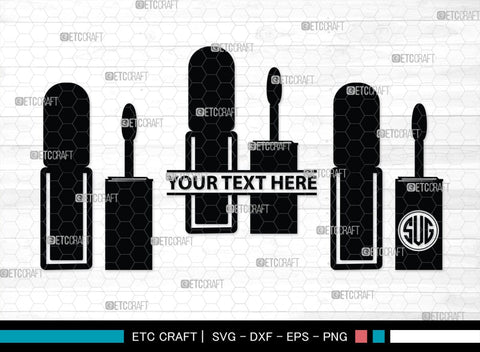 Lipstick Silhouette, Lipstick SVG, Fashion Lipstick Svg, Womens Beauty Svg, Fashion Svg, Lipstick Bundle, SB00201 SVG ETC Craft 