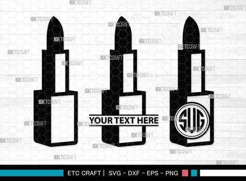 Lipstick Silhouette, Lipstick SVG, Fashion Lipstick Svg, Womens Beauty Svg, Fashion Svg, Lipstick Bundle, SB00201 SVG ETC Craft 