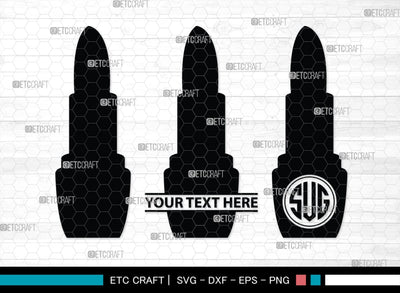 Lipstick Silhouette, Lipstick SVG, Fashion Lipstick Svg, Womens Beauty Svg, Fashion Svg, Lipstick Bundle, SB00201 SVG ETC Craft 