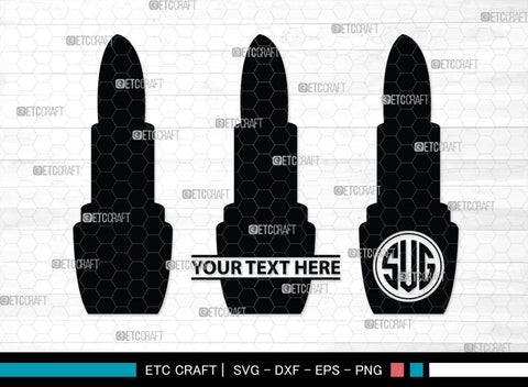 Lipstick Silhouette, Lipstick SVG, Fashion Lipstick Svg, Womens Beauty Svg, Fashion Svg, Lipstick Bundle, SB00201 SVG ETC Craft 