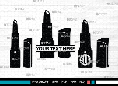 Lipstick Silhouette, Lipstick SVG, Fashion Lipstick Svg, Womens Beauty Svg, Fashion Svg, Lipstick Bundle, SB00201 SVG ETC Craft 