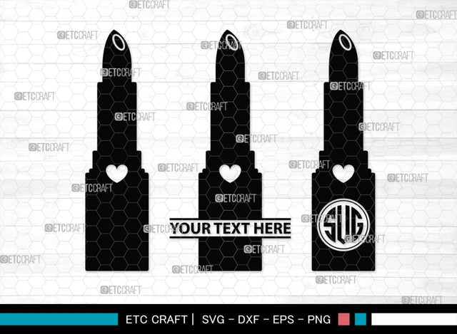 Lipstick Silhouette, Lipstick SVG, Fashion Lipstick Svg, Womens Beauty Svg, Fashion Svg, Lipstick Bundle, SB00201 SVG ETC Craft 