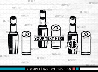 Lipstick Silhouette, Lipstick SVG, Fashion Lipstick Svg, Womens Beauty Svg, Fashion Svg, Lipstick Bundle, SB00201 SVG ETC Craft 