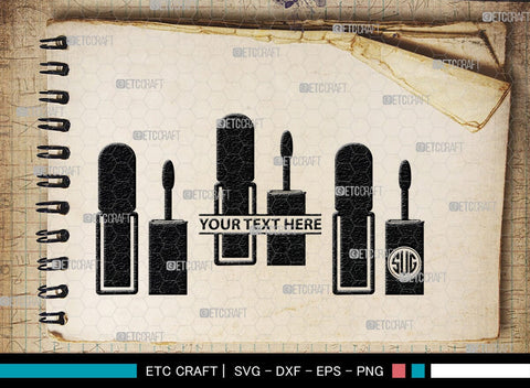 Lipstick Silhouette, Lipstick SVG, Fashion Lipstick Svg, Womens Beauty Svg, Fashion Svg, Lipstick Bundle, SB00201 SVG ETC Craft 