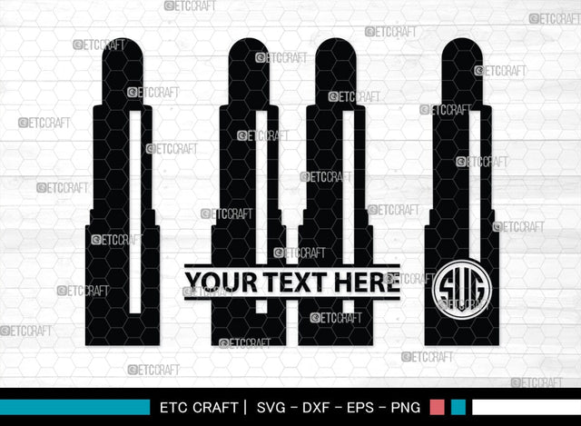 Lipstick Silhouette, Lipstick SVG, Fashion Lipstick Svg, Womens Beauty Svg, Fashion Svg, Lipstick Bundle, SB00201 SVG ETC Craft 