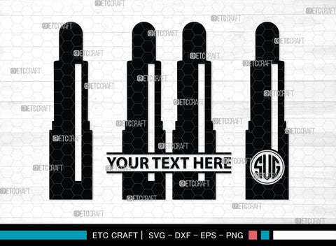 Lipstick Silhouette, Lipstick SVG, Fashion Lipstick Svg, Womens Beauty Svg, Fashion Svg, Lipstick Bundle, SB00201 SVG ETC Craft 