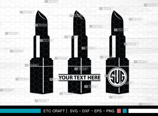 Lipstick Silhouette, Lipstick SVG, Fashion Lipstick Svg, Womens Beauty Svg, Fashion Svg, Lipstick Bundle, SB00201 SVG ETC Craft 