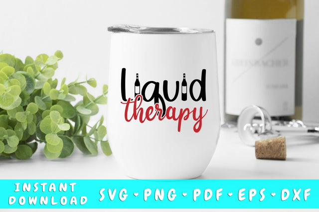 Liquid Therapy SVG SVG HappyDesignStudio 