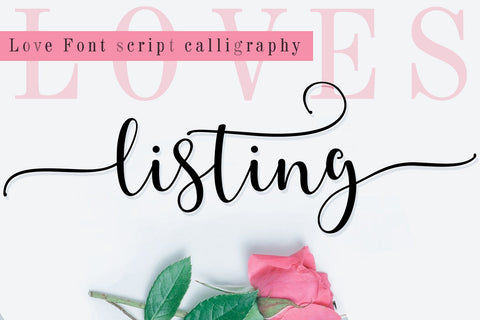 Listing loves Font Sulthan studio 