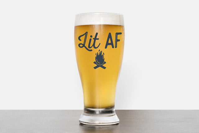 Lit AF Adult Camping SVG Design | So Fontsy SVG Crafting After Dark 