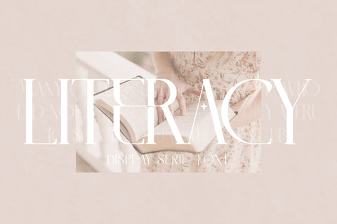 LITERACY Typeface Font Storytype Studio 