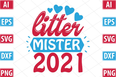 litter mister 2021 SVG SVGista 