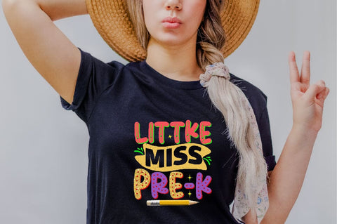 Littke Miss PRE-K Sublimation SVGArt 