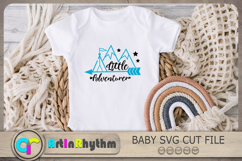 Little Adventurer Svg, Baby Boy Svg, Baby Svg, Baby Quote Svg SVG Artinrhythm shop 