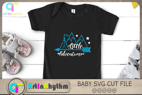 Little Adventurer Svg, Baby Boy Svg, Baby Svg, Baby Quote Svg SVG Artinrhythm shop 