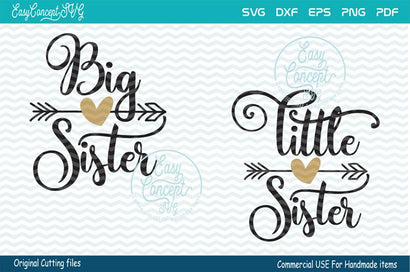 Little and Big Sisters, SVG EasyConceptSVG 