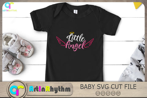 Little Angel Svg, Baby Girl Svg, Baby Svg, Baby Quotes Svg SVG Artinrhythm shop 