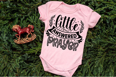 Little answered prayer, baby SVG SVG DESIGNISTIC 