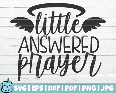 Little Answered Prayer SVG MintyMarshmallows 