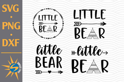 Little Bear SVG, PNG, DXF Digital Files Include SVG SVGStoreShop 