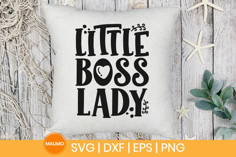 Little boss lady, baby svg quote SVG Maumo Designs 