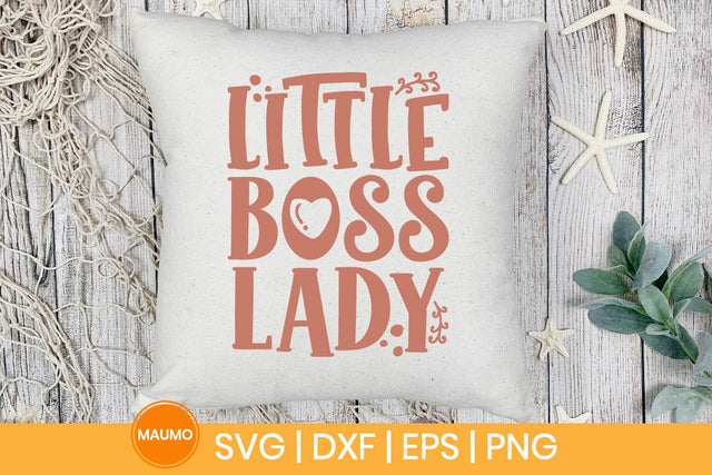 Little boss lady, baby svg quote SVG Maumo Designs 