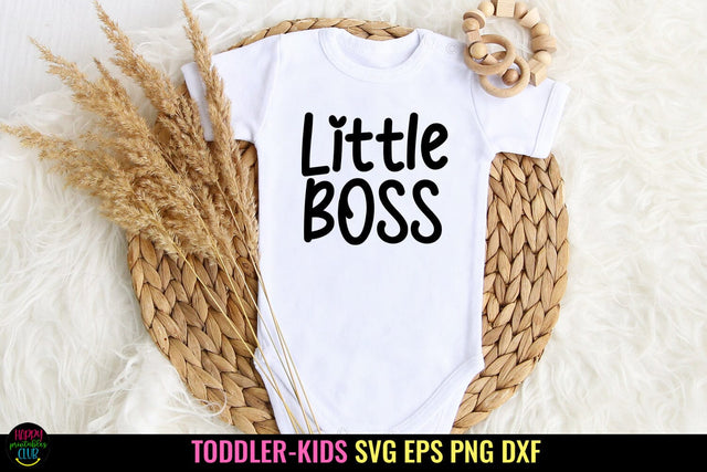 Little Boss SVG I Baby SVG I Newborn SVG I Toddler SVG PNG SVG Happy Printables Club 