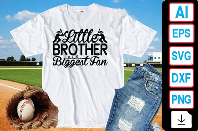 Little Brother Biggest Fan SVG Craftlabsvg24 