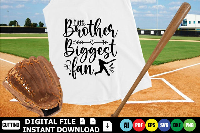 Little Brother Biggest Fan SVG Shahin alam 