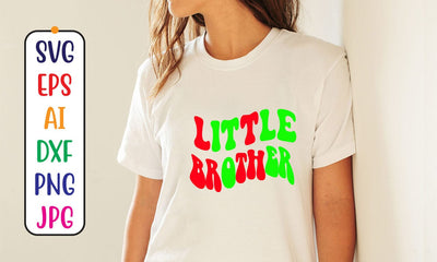 Little Brother Retro SVG SVG Syaman 