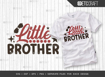 Little Brother SVG Cut File, Newborn Svg, Baby Bump Svg, Cute Baby Svg, Baby Quotes, TG 00068 SVG ETC Craft 