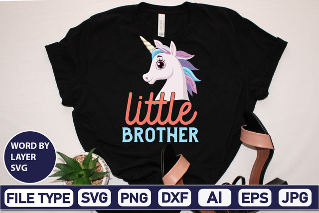 Little Brother SVG Cut File SVG DesignPlante 503 