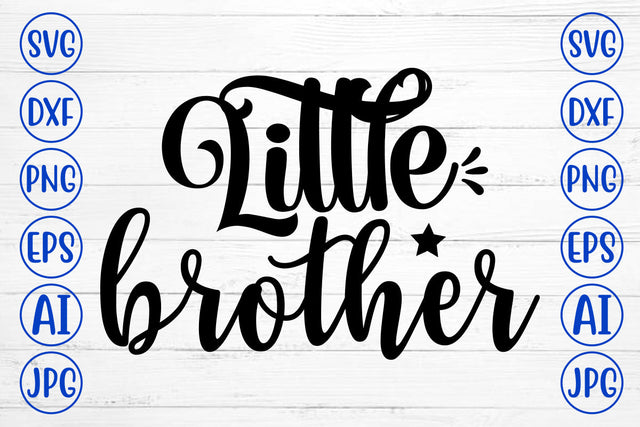 Little Brother SVG Cut File SVG Syaman 