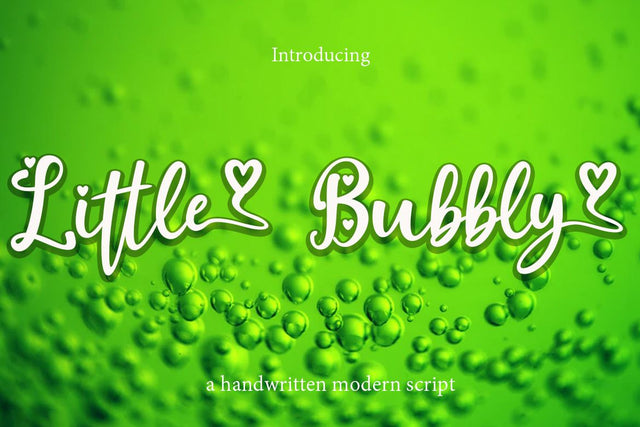 Little Bubbly Font Supersemar Letter 