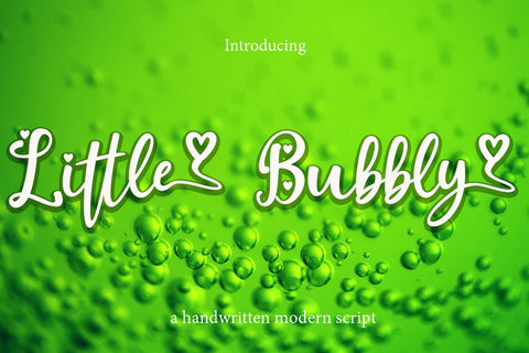 Little Bubbly Font Supersemar Letter 
