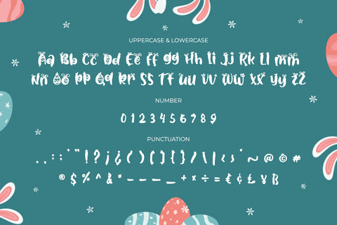 Little Bunny - Cute Display Font Font Alpaprana Studio 